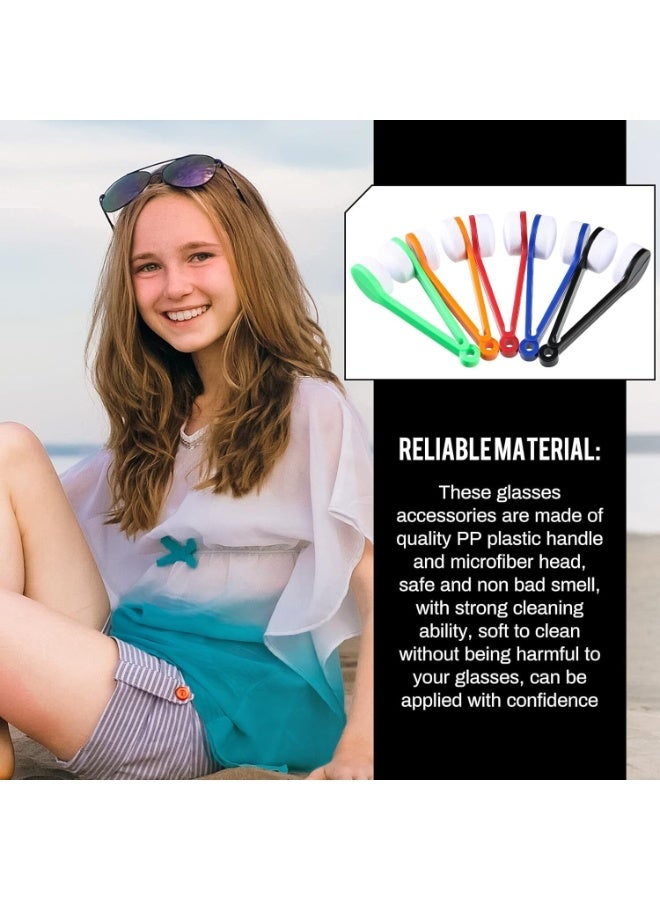 Happy Home 2 Pcs Mini Eyeglasses Cleaner Clip with Soft Microfiber Brush – Portable Spectacles and Sunglasses Cleaning Tool, Scratch-Free Lens Cleaner, Compact Travel-Friendly Glasses Cleaning Accessory, Easy to Use for Clear Vision Anywhere - Image 4